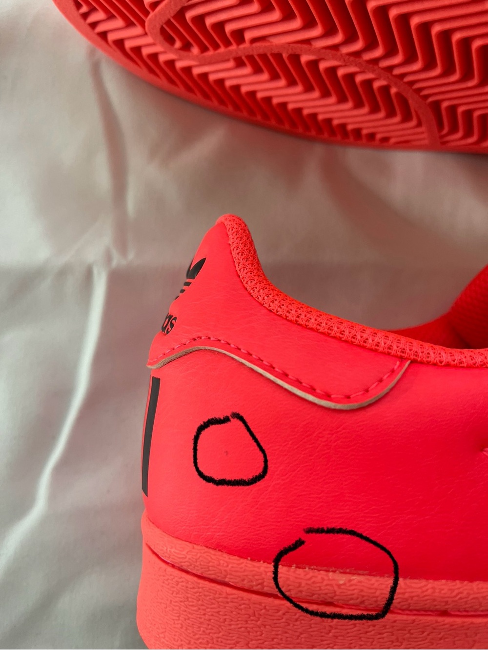 adidas Neon Classic Shell-Toe Sneakers - Picture 10 of 16